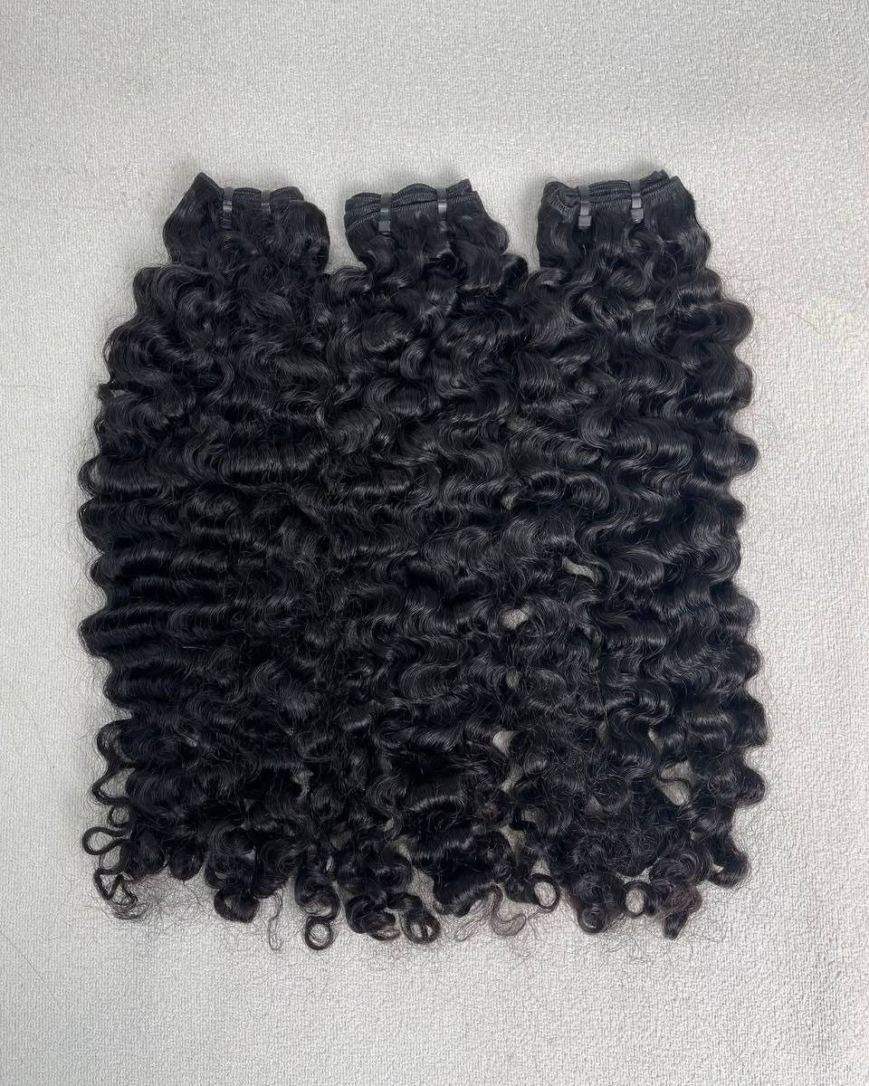 Top Virgin Burmese Curly - Lot de 3 Bundles