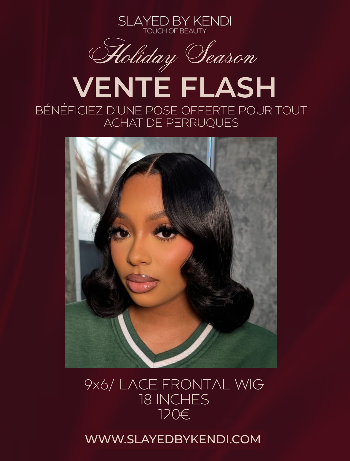 VENTE FLASH | 13x4 Top Virgin Lace Frontal Wig - READY TO SHIP